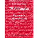 Friedrich der Grosse 70 Solfeggien Sopranblockflöte MVB129
