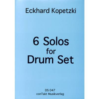 Kopetzki 6 Solos for Drum Set DS047