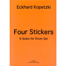 Kopetzki Four Stickers for Drum Set DS069