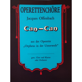 Offenbach Can-Can GCH Chor Klavierpartitur