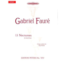 Faure 13 Nocturnes Klavier Solo EP7659