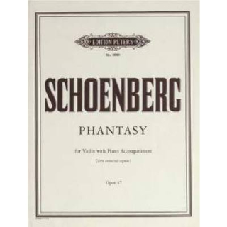 Schoenberg Phantasy op 47 Violine Klavier EP6060