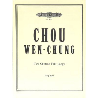 Wen-Chung Two Chinese Folk Song Harp Solo EP66281