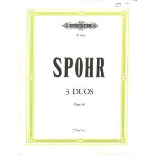 Spohr 3 Duos op 67 für 2 Violinen EP1086D