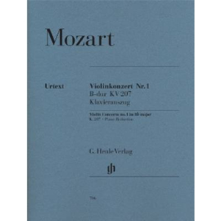 Mozart Violinkonzert Nr 1 B-Dur KV 207 Violine Klavier HN706