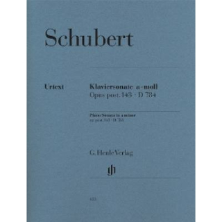 Schubert Klaviersonate a-Moll op posth 143 D 784 HN623