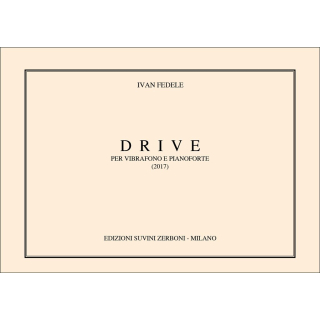 Fedele Drive per Vibrafono e Pianoforte ESZ01541200