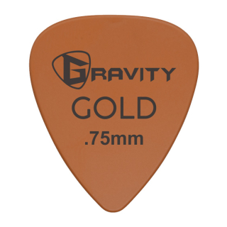 Gravity Plektrum Colored Gold Series Orange .75mm