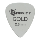 Gravity Plektrum Colored Gold Series Gray 2.0mm