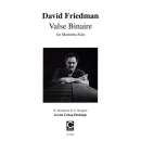 Friedman Valse Binaire Marimba Solo M1028