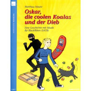 Maule Oskar und die coolen Koalas und der Dieb 3 Blockflöten N2617