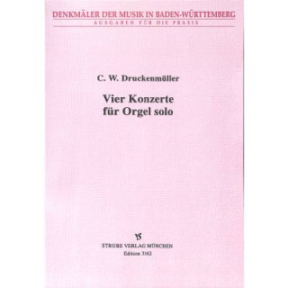 Druckenmüller Vier Konzerte für Orgel Solo VS3162