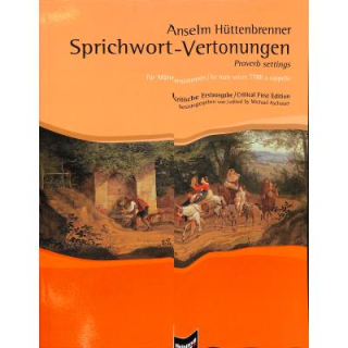 Hüttenbrenner Sprichwort-Vertonnungen Chor TTBB HELBL-C6250