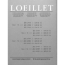 Loeillet XII Sonaten op 4/10 Altblockflöte Violine Basso continuo N1486
