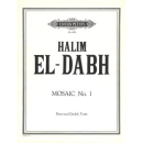 El-Dabh Mosaic No 1 Klavier Schlagzeug EP6994