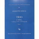 Goetz Trio g-Moll op 1 Klavier Violine Violoncello WW14