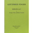Finger Sonata in C Trompete Oboe Basso Continuo MR1669