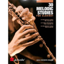 Crasborn-Mooren 30 Melodic Studies for Clarinet...