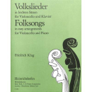Klug Volkslieder in leichten Sätzen Violoncello Klavier N1210