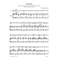 Sammartini Concerto F-Dur Sopranblockflöte Klavier Audi