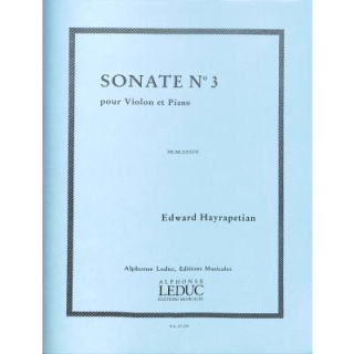 Hayrapetian Sonate No. 3 Violine Klavier AL27254