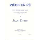 Rivier Piece in Re Kontrabass Klavier AL15738