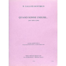 Gallois-Montbrun Quand Sonne LHeure Violine Klavier AL28843