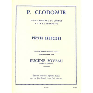 Clodomir Petits Exercices Trompete AL5985