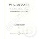 Mozart Sämtliche Werke für Klavier und Violine...