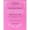 Mouret Premiere Suite 1 a-Moll 2 Querflöten Basso Continuo N2290