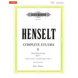 Henselt Complete Etudes 2 Klavier EP73653