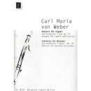 Weber Konzert F-Dur op 75 Fagott Klavier UE18131