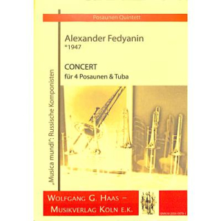 Fedyanin Concert für 4 Posaunen und Tuba