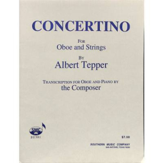 Tepper Concertino Oboe Klavier SU381