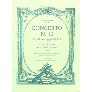 Boccherini Concerto 12 Es-Dur Violoncello Klavier GZ6090
