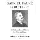 Werner-Miffune Gabriel Faure for Cello Violoncello...