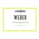 Weber Originalkompositionen op 3, 10, 60 Klavier zu 4...