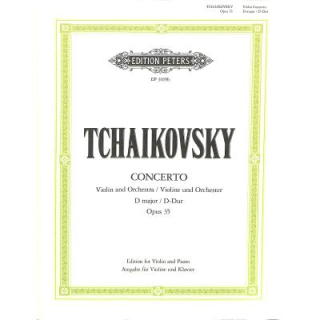 Tschaikowsky Konzert D-Dur op 35 Violine Klavier EP3019B