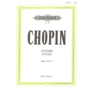 Chopin Etüden op 10 & 25 Klavier EP1907