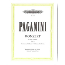 Paganini Konzert 1 D-Dur op 6 Violine Klavier EP1991