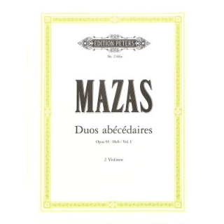 Mazas 15 Duos abecedaires 1 op 85 für 2 Violinen EP2166a