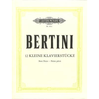 Bertini 12 kleine Klavierstücke EP181A