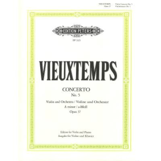 Vieuxtemps Concerto 5 a-moll op 37 Violine Klavier EP3323