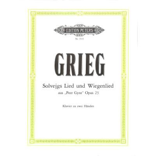 Grieg Solveigs Lied (aus Peer Gynt op 55/4) Klavier EP3515