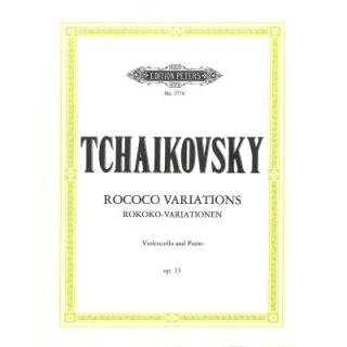 Tschaikowsky Rokoko Variationen op 33 Violoncello Klavier EP3776