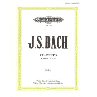 Bach Concerto c-Moll BWV 1060 Oboe Violine Klavier EP3722