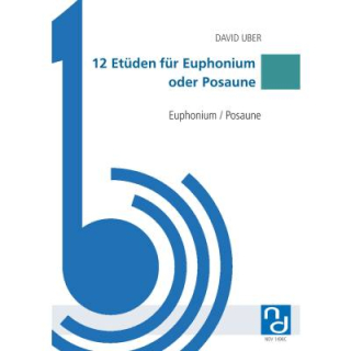 Uber 12 Etüden für Euphonium oder Posaune NDV1496C