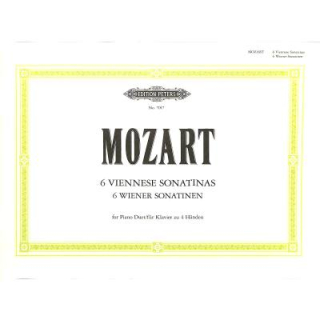 Mozart Wiener Sonatinen Klavier zu 4 Händen EP7017