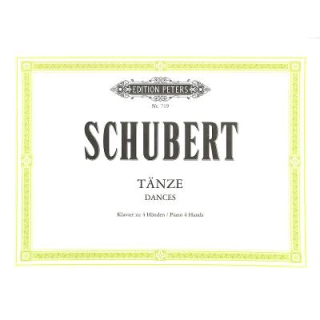 Schubert Tänze Klavier zu 4 Händen EP719