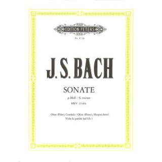 Bach Sonate g-Moll BWV1030b Oboe Cembalo EP8118